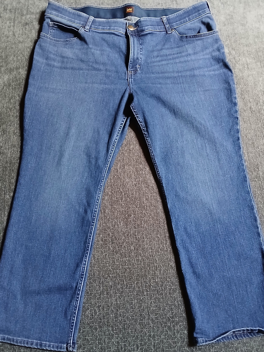 Lee Women's Comfort Flex Band Straight Leg Jeans - Size 22W Petite